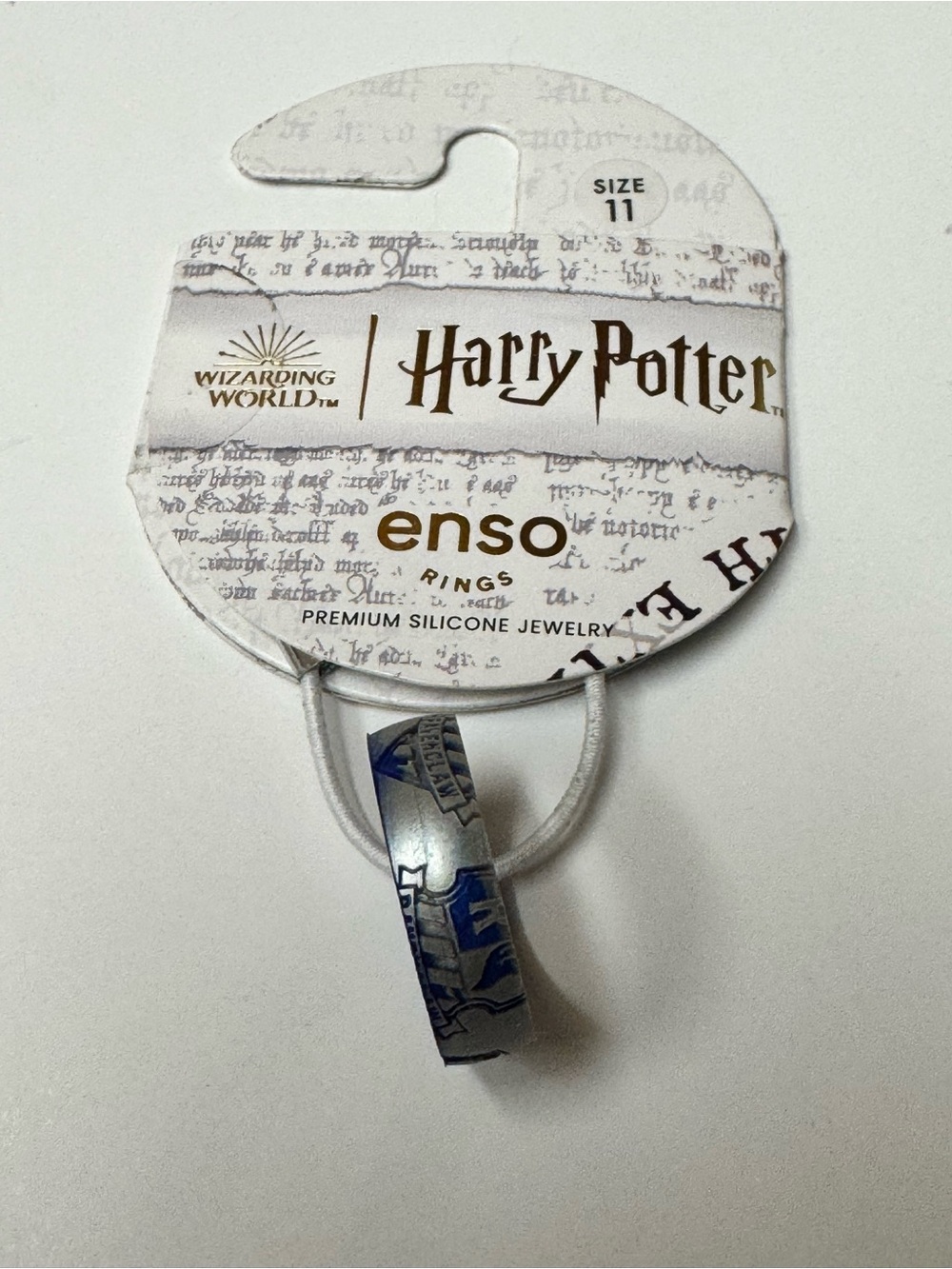 Harry Potter x Enso Ravenclaw Silicone Ring Size 11